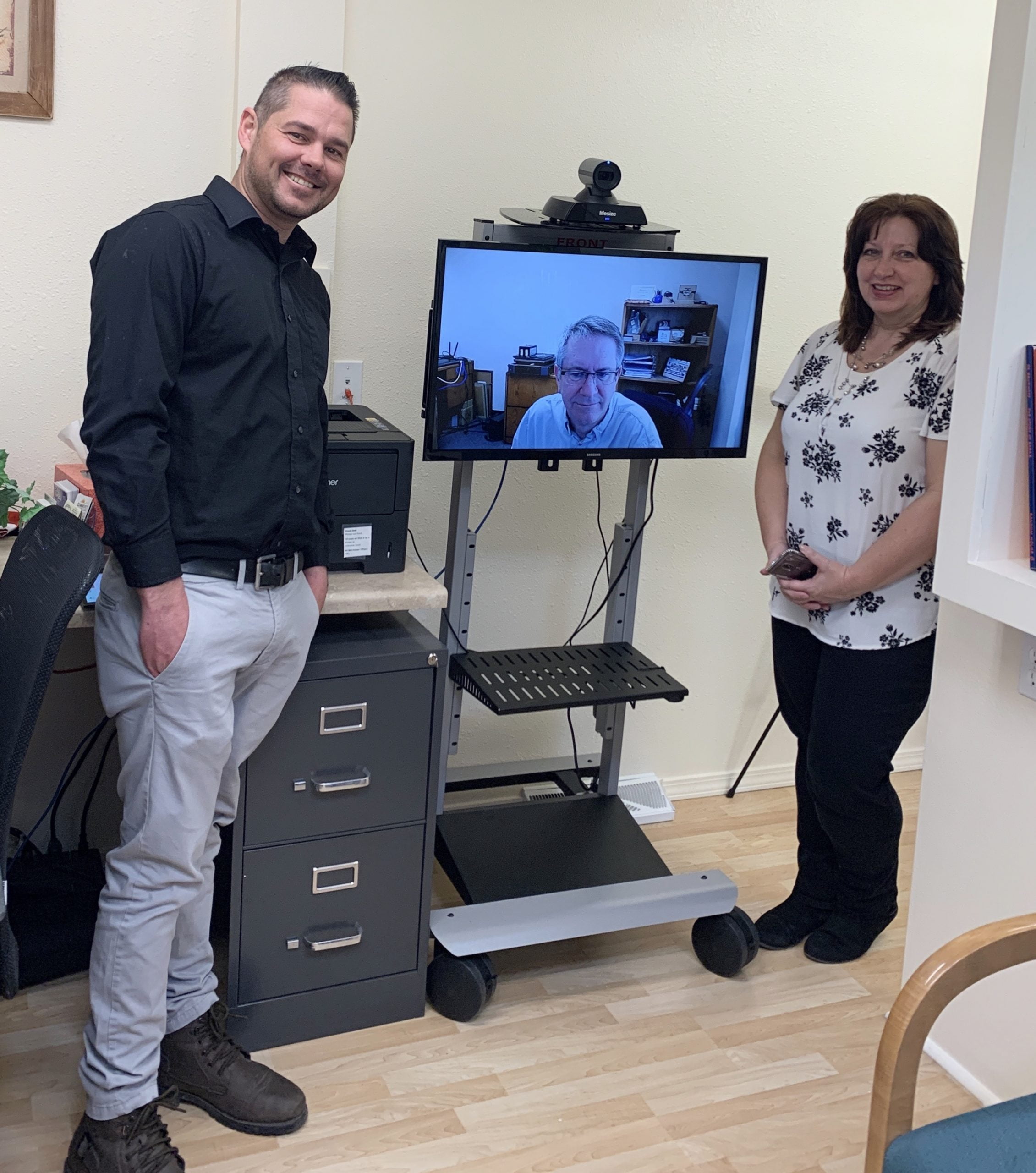 Telehealth demo_Chris and Dena Telehealth demo Chris and Dena scaled
