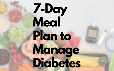 7-Day Meal Plan for Diabetes Management