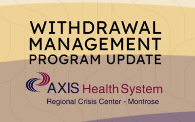 withdrawal management program update: enhancing local access to care